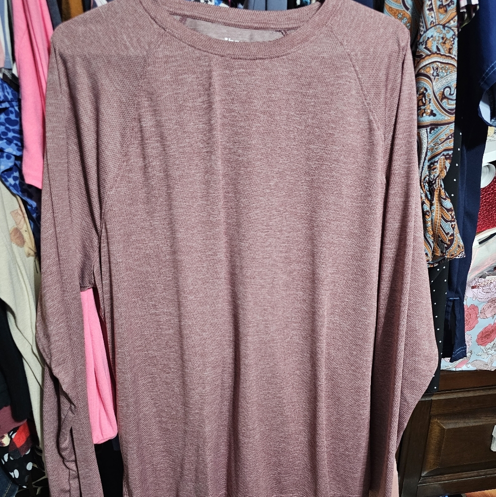 BCG xl mauve long-sleeved shirt